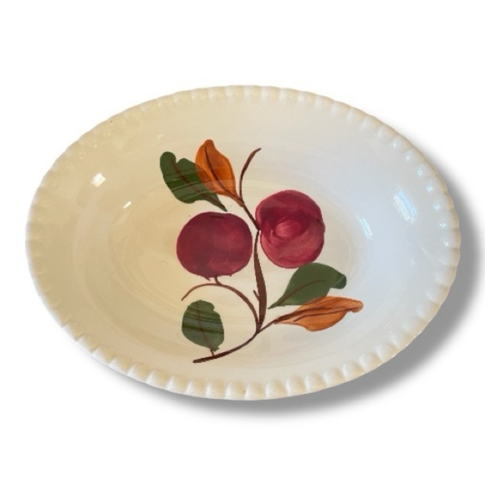 Blue Ridge Southern Pottery, small serving dish, Delicious pattern, hand painted - Picture 3 of 6
